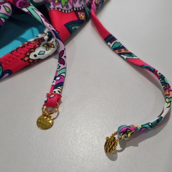 Tommy Bahama Reversible Lace-up One-Piece Swimsuit Size 4 - Picture 12 of 12